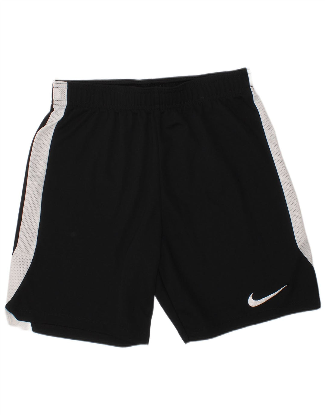 NIKE Boys Dri Fit Sport Shorts 10-11 Years Medium Black Colourblock