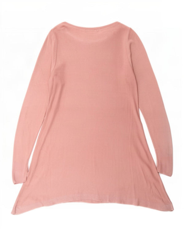 Marks & Spencer Womens Tunic Dress UK 10 Small Pink Acrylic
