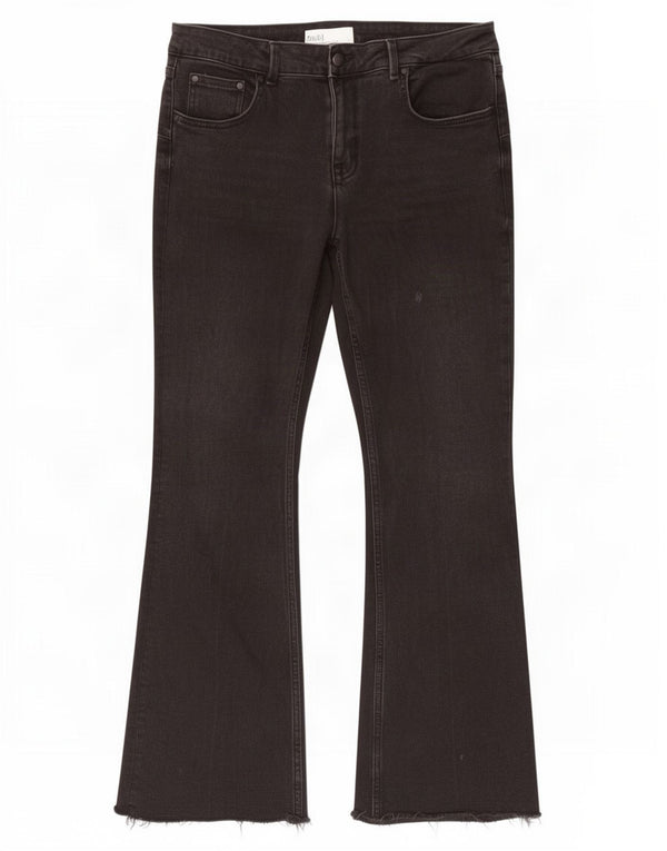Zara Womens Bootcut Jeans EU 46 2XL W36 L31 Black