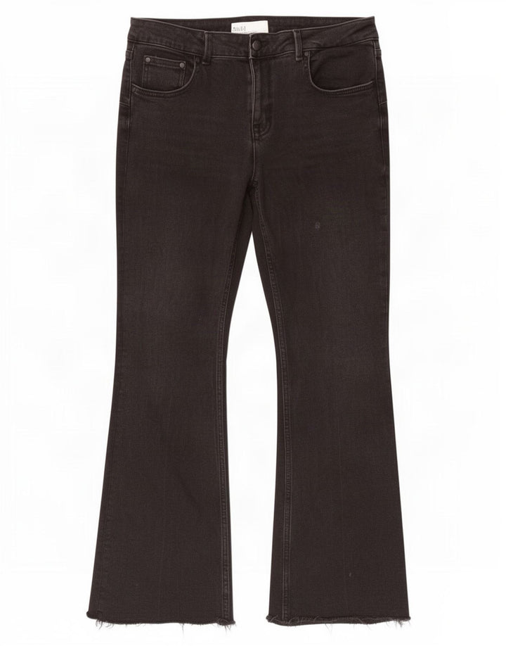 Zara Womens Bootcut Jeans EU 46 2XL W36 L31 Black