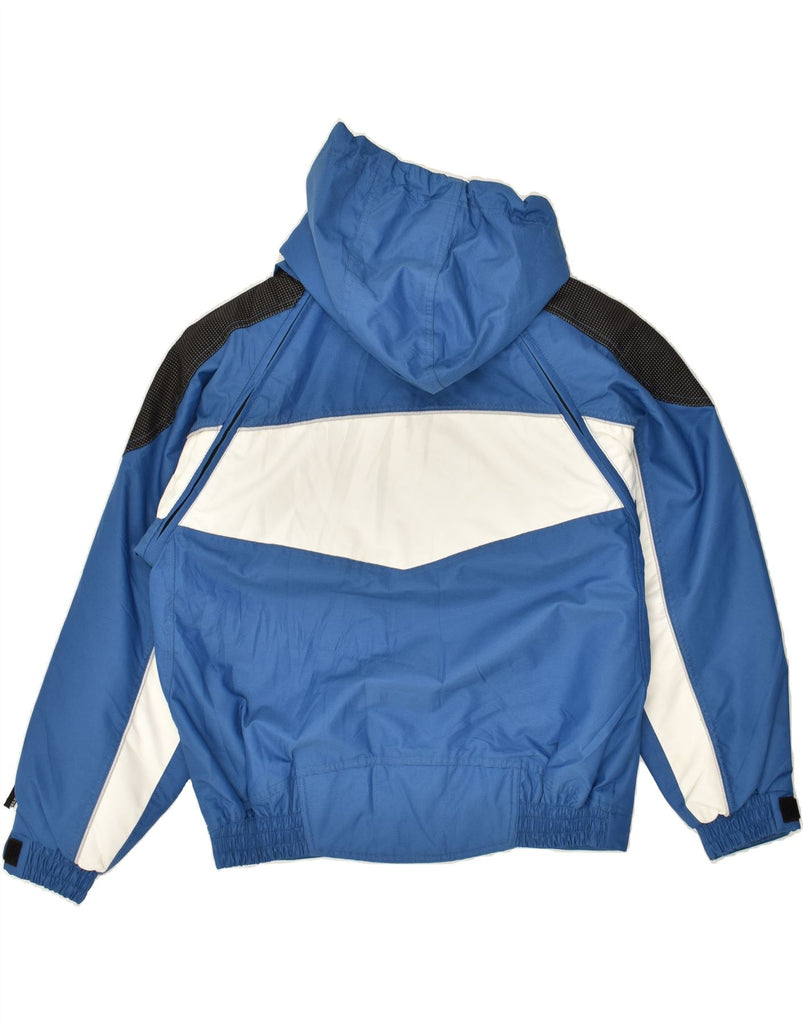 DIALTO Boys Hooded Ski Jacket 13-14 Years Blue Colourblock Nylon | Vintage Dialto | Thrift | Second-Hand Dialto | Used Clothing | Messina Hembry 