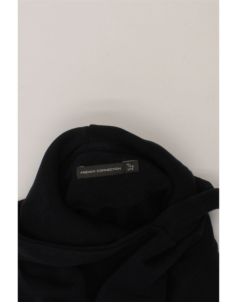 FRENCH CONNECTION Boys Hoodie Jumper 11-12 Years Navy Blue Cotton Vintage French Connection and Second-Hand French Connection from Messina Hembry 