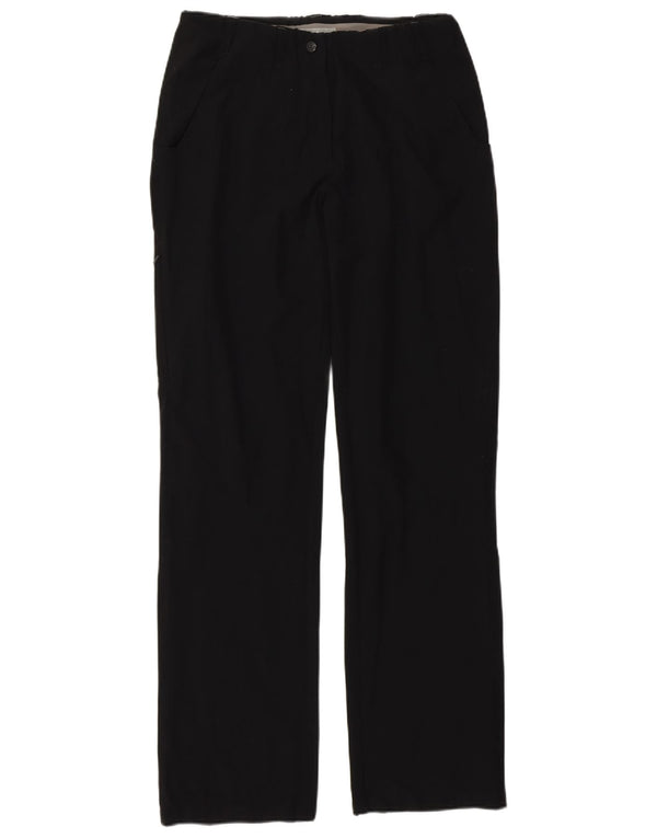 Rohan Womens Straight Chino Trousers UK 8 Small W28 L30 Black Polyamide
