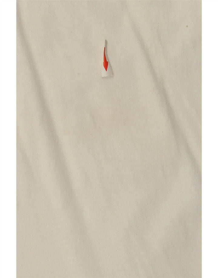 Fila Mens Graphic T-Shirt Top Medium White Cotton