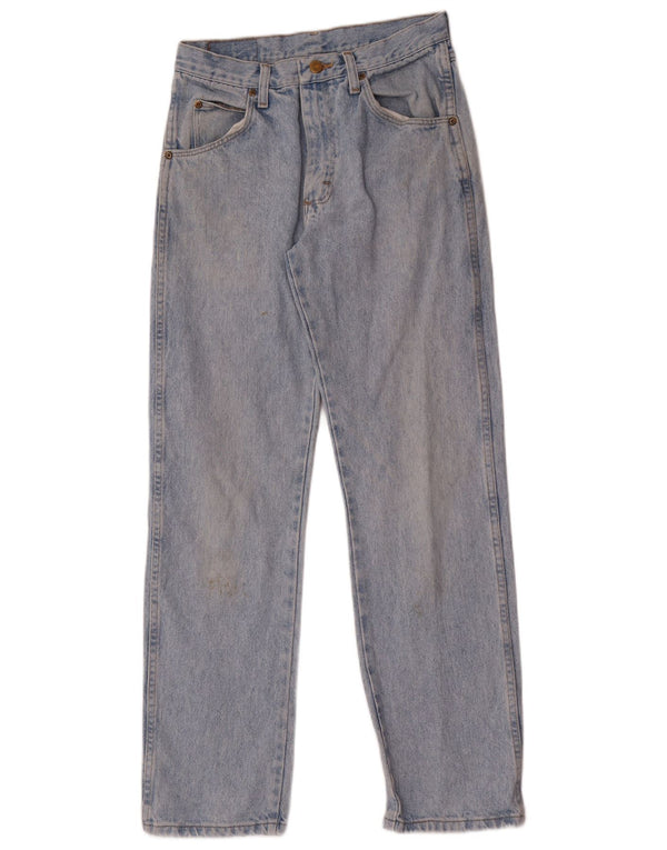 Wrangler Womens Straight Jeans W30 L32 Blue Cotton