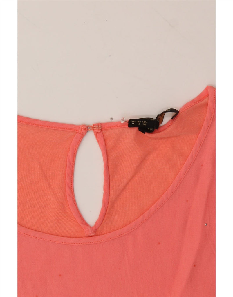 MASSIMO DUTTI Womens Blouse Top UK 14 Medium Orange Vintage Massimo Dutti and Second-Hand Massimo Dutti from Messina Hembry 