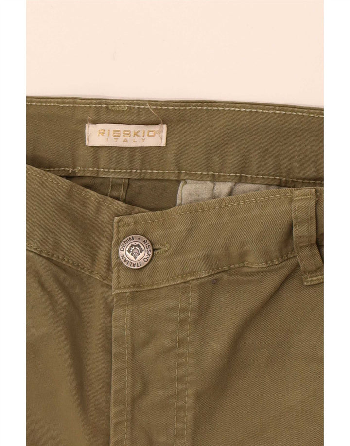 Risskio Mens Cargo Shorts W34 Large Khaki