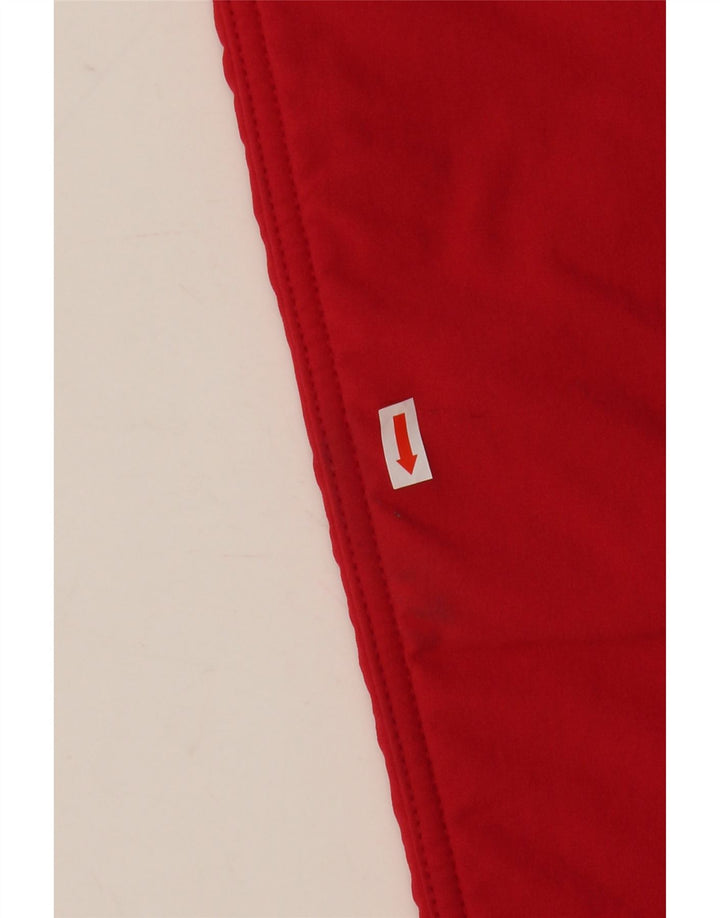 Ellesse Womens Stirrup Windbreaker Trousers US 6 Medium Red Nylon