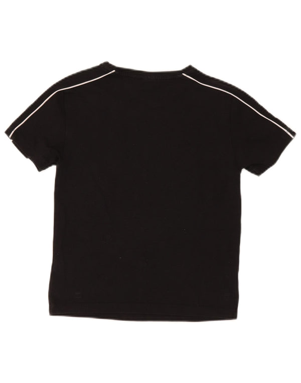 Puma Boys T-Shirt Top 9-10 Years XS Black Cotton