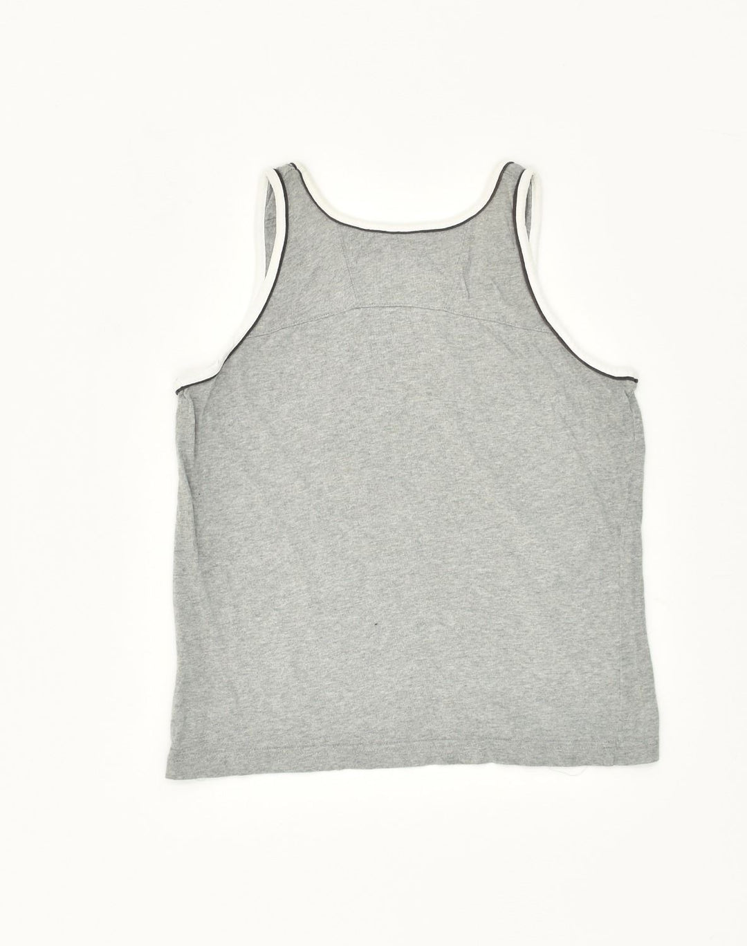 CHAMPION Womens Graphic Vest Top UK 10 Small Grey Cotton | Vintage Champion | Thrift | Second-Hand Champion | Used Clothing | Messina Hembry 