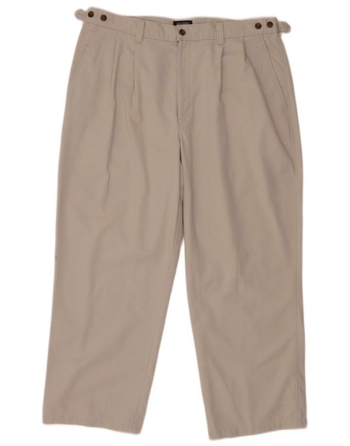 Dockers Mens Khakis Pegged Chino Trousers W40 L28 Grey Cotton