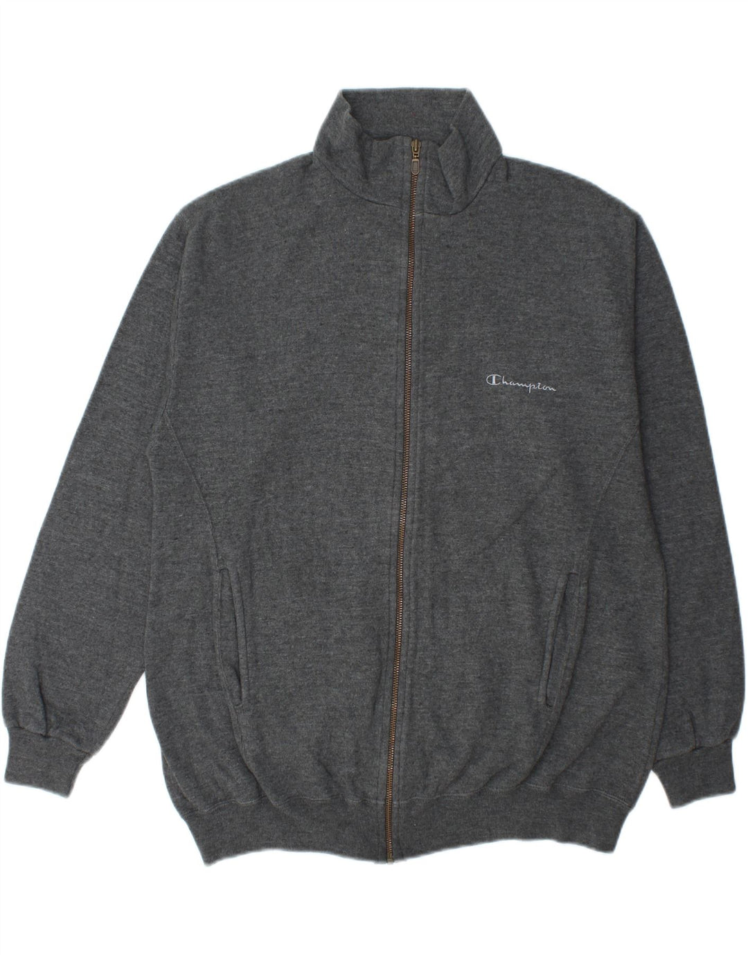 CHAMPION Mens Tracksuit Top Jacket XL Grey Vintage Champion and Second-Hand Champion from Messina Hembry 