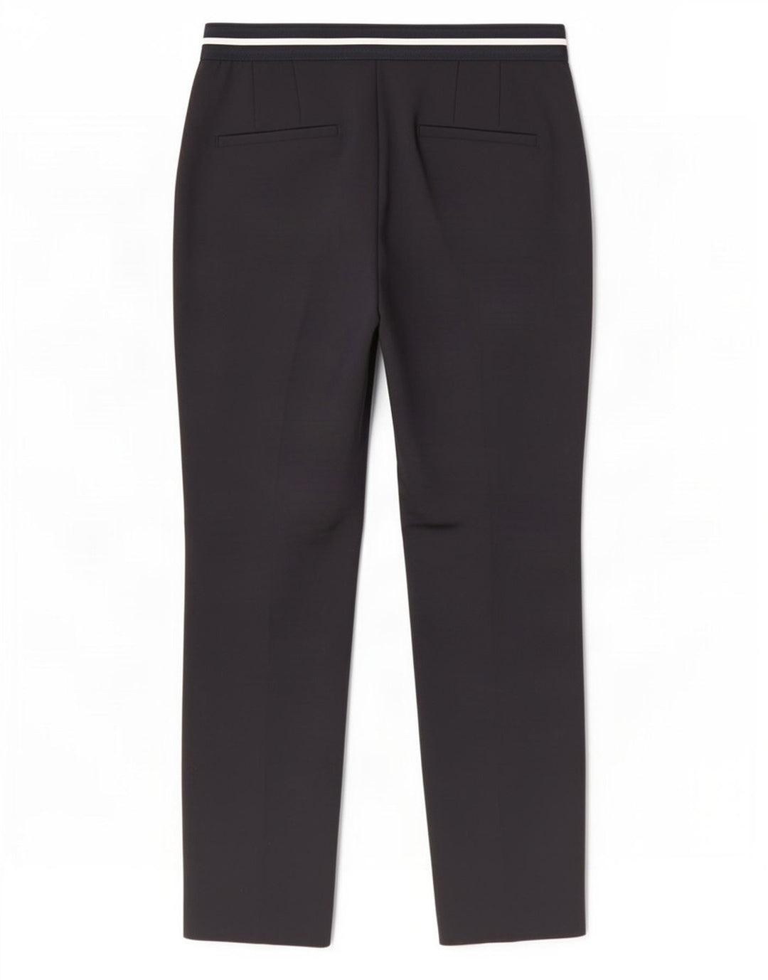 Zara Womens Slim Cropped Trousers Medium W28 L26 Navy Blue