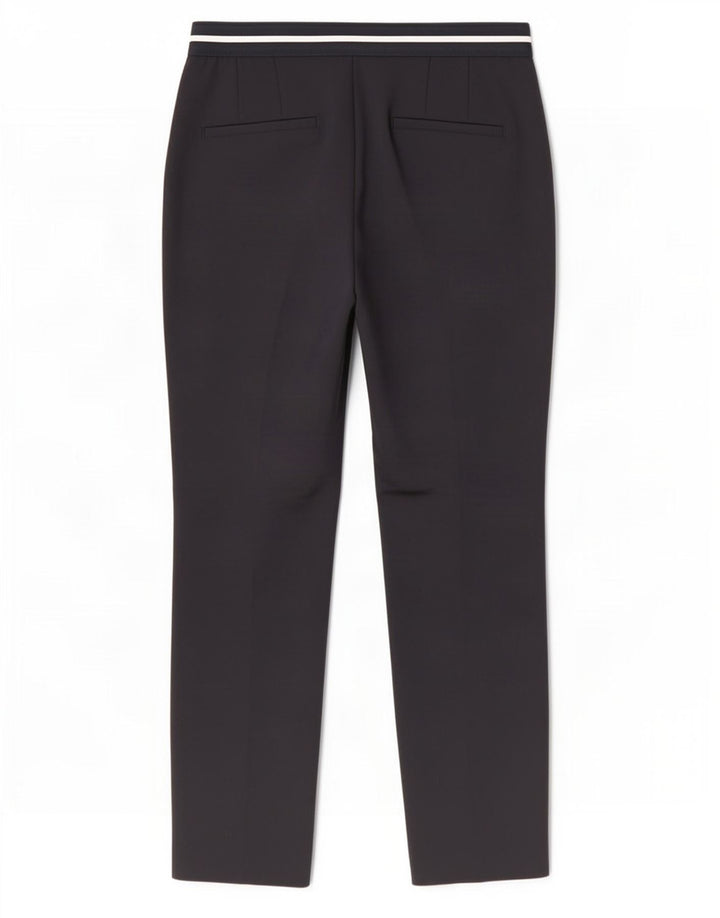 Zara Womens Slim Cropped Trousers Medium W28 L26 Navy Blue