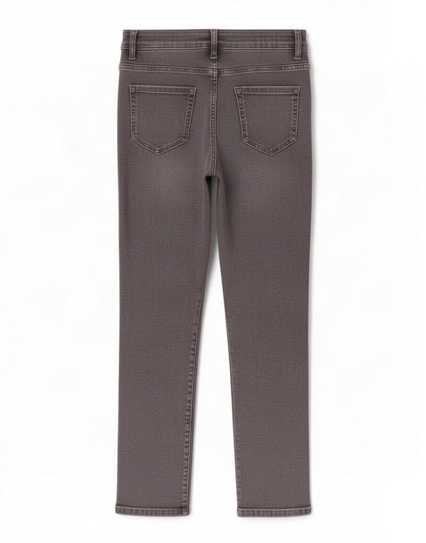 Marks & Spencer Womens The Lily Slim Jeans UK 10 Small W26 L26 Grey Cotton