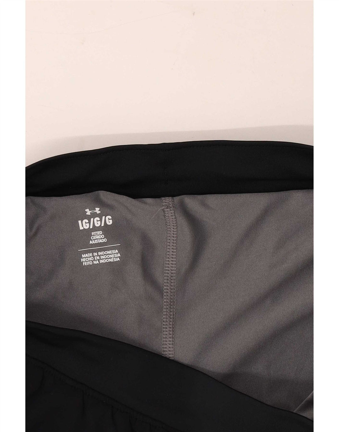 Under Armour Mens Fitted Graphic Sport Shorts Large  Black
