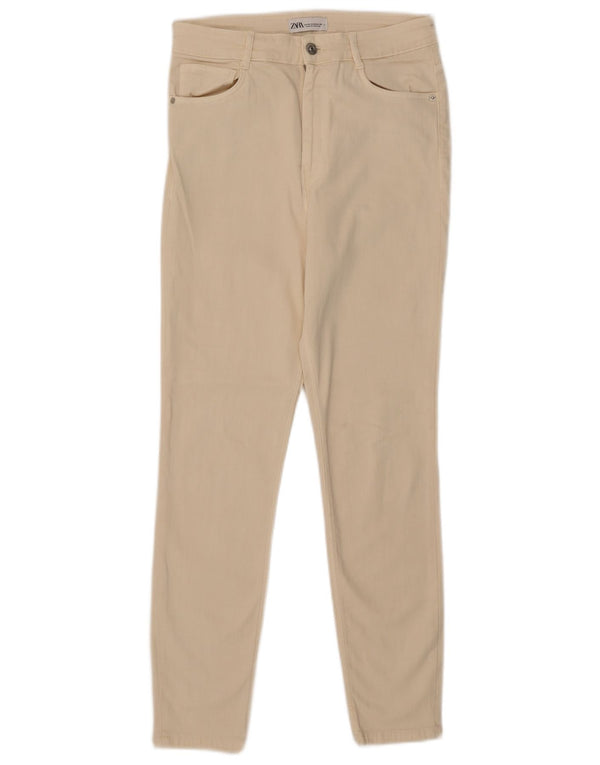 Zara Womens Skinny Jeans EU 42 Large W32 L27 Beige