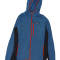 Patagonia Mens Zip Hoodie Sweater Medium Blue Colourblock Polyester