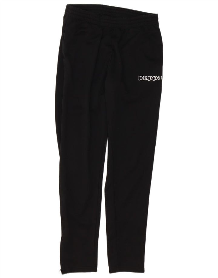 Kappa Mens Tracksuit Trousers Small  Black Polyester