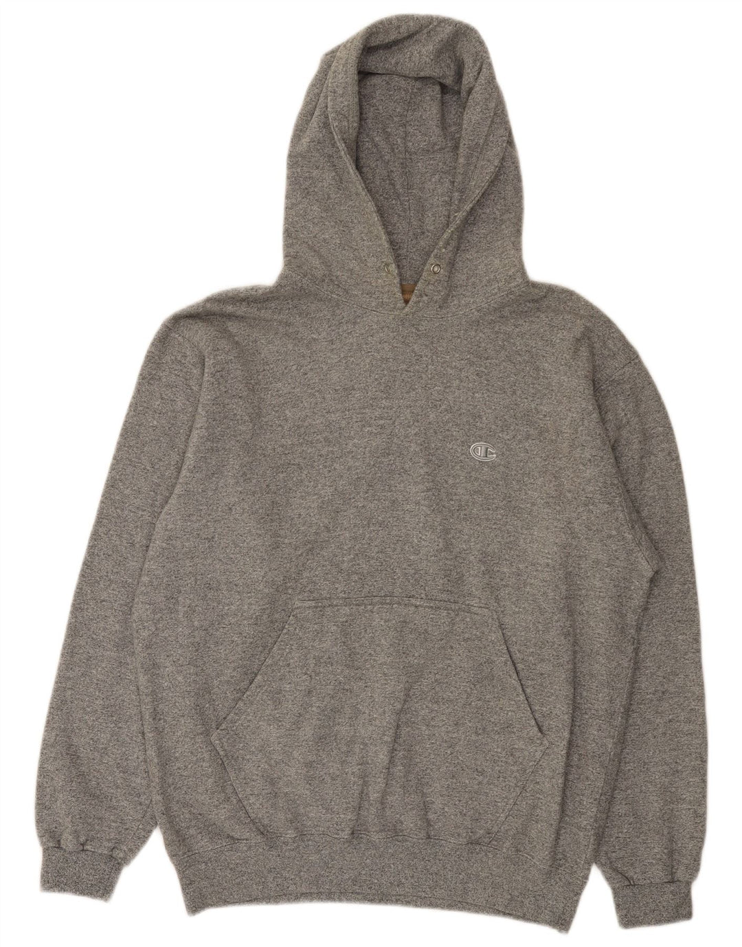 Champion Mens Hoodie Jumper XL Grey Cotton