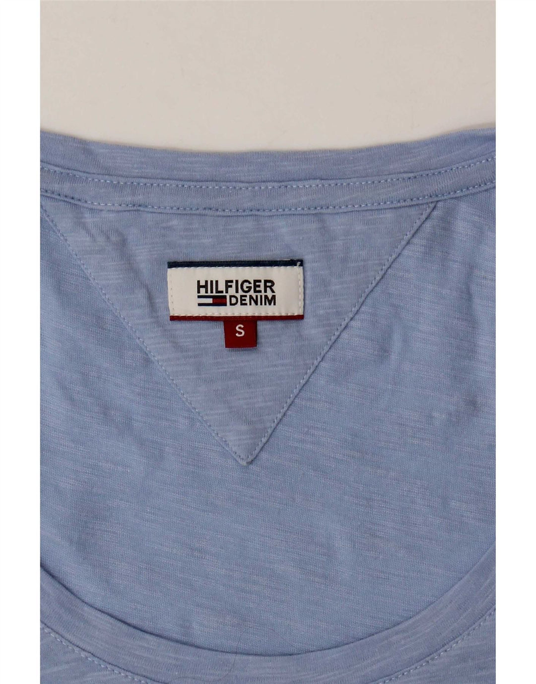 Tommy Hilfiger Womens T-Shirt Top UK 10 Small Blue