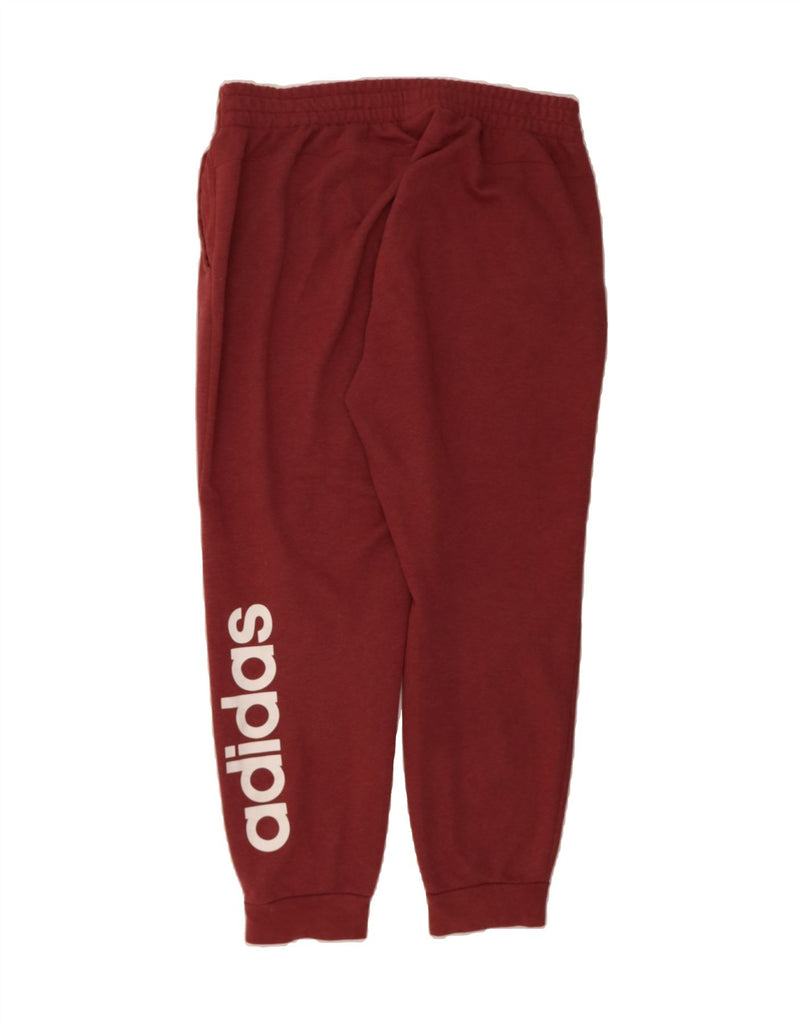 ADIDAS Womens Graphic Tracksuit Trousers Joggers UK 20/22 XL Burgundy Vintage Adidas and Second-Hand Adidas from Messina Hembry 