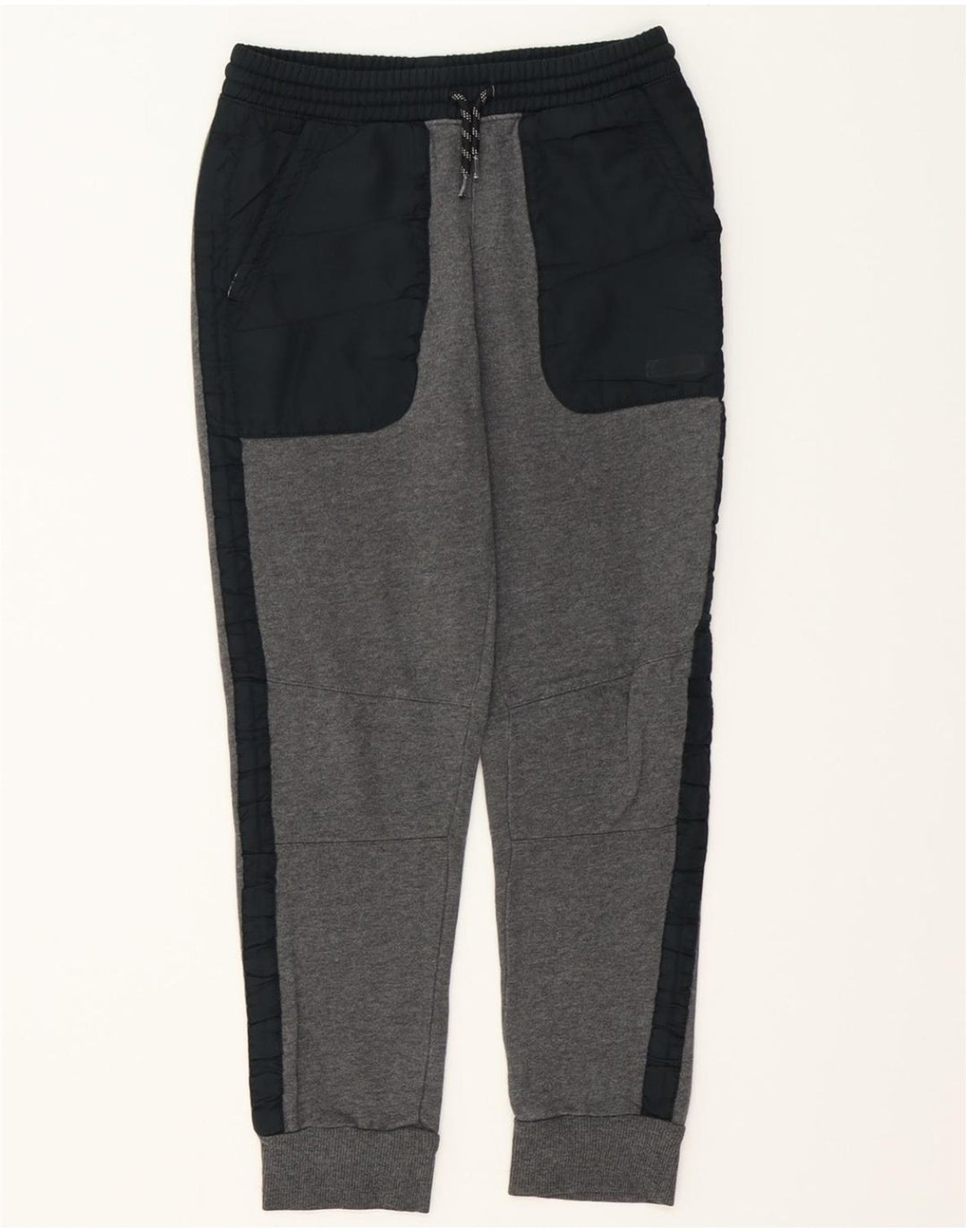 CONVERSE Boys Tracksuit Trousers Joggers 12-13 Years Large Grey Vintage Converse and Second-Hand Converse from Messina Hembry 