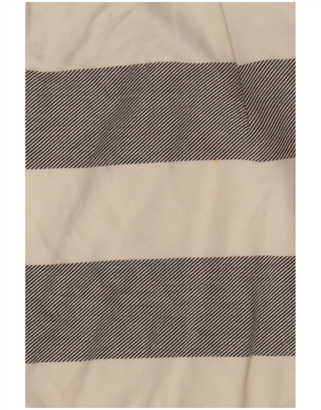 Topshop Womens Mini Skirt UK 10 Small W28 Off White Striped Viscose