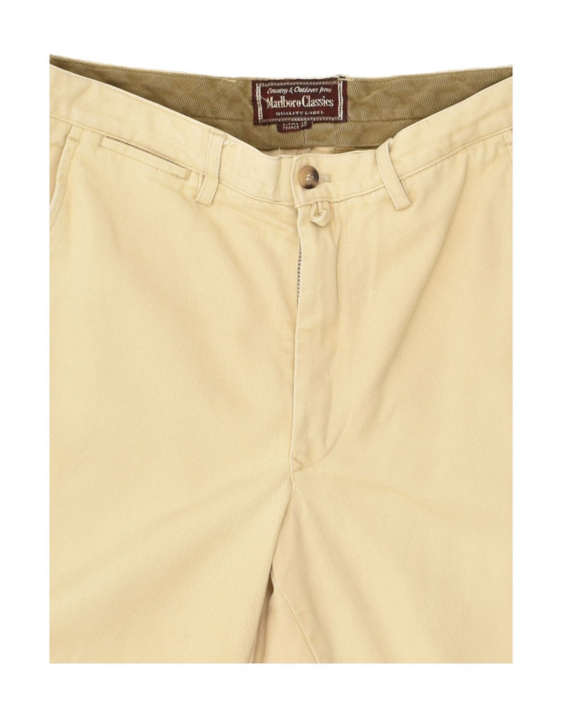 MARLBORO CLASSICS Mens Tapered Chino Trousers EU 48 Medium W30 L33  Yellow | Vintage Marlboro Classics | Thrift | Second-Hand Marlboro Classics | Used Clothing | Messina Hembry 