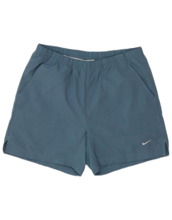 Nike Mens Sport Shorts Medium W32 L6 Blue Polyester Sports