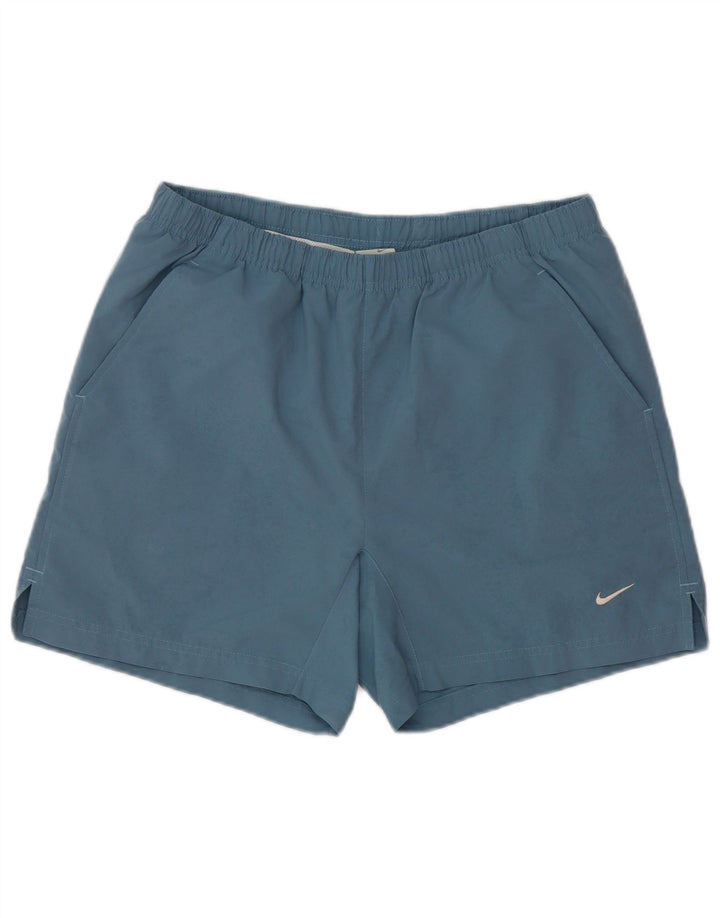 Nike Mens Sport Shorts Medium W32 L6 Blue Polyester Sports