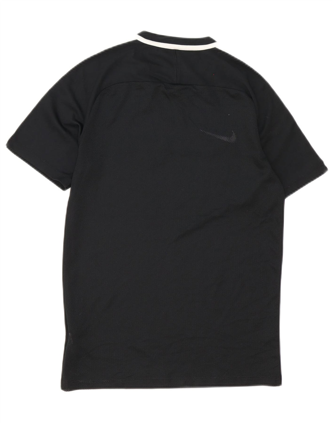 Nike Mens Dri Fit Polo Shirt Small Black Colourblock Polyester