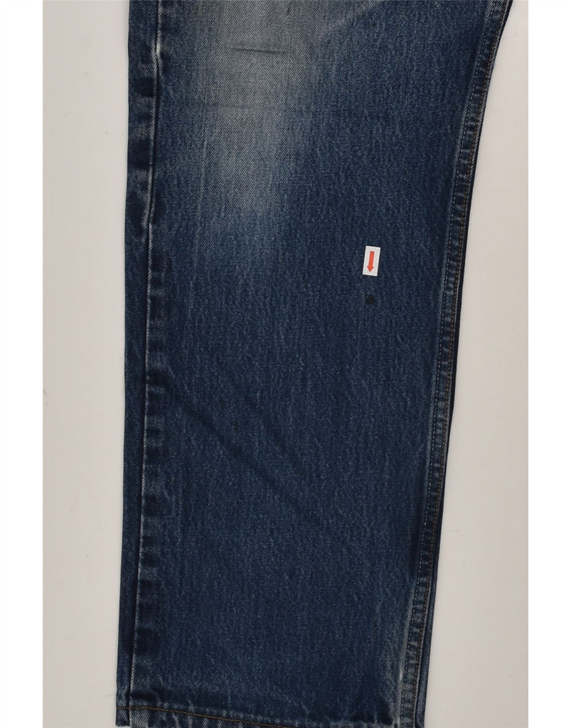 LEVI'S Mens 751 Regular Fit Straight Jeans W34 L28  Navy Blue Cotton | Vintage Levi's | Thrift | Second-Hand Levi's | Used Clothing | Messina Hembry 