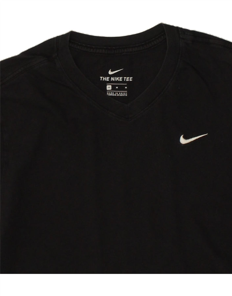 NIKE Mens T-Shirt Top Medium Black Cotton Vintage Nike and Second-Hand Nike from Messina Hembry 