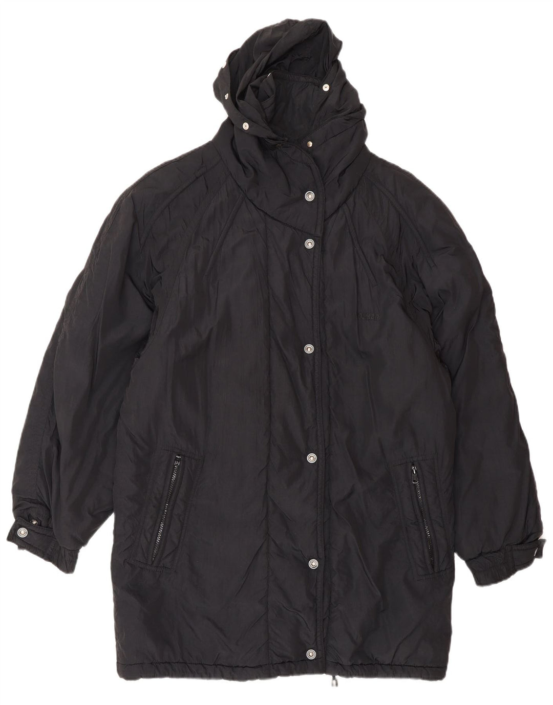 Colmar Womens Hooded Oversized Padded Coat IT 44 Medium Black