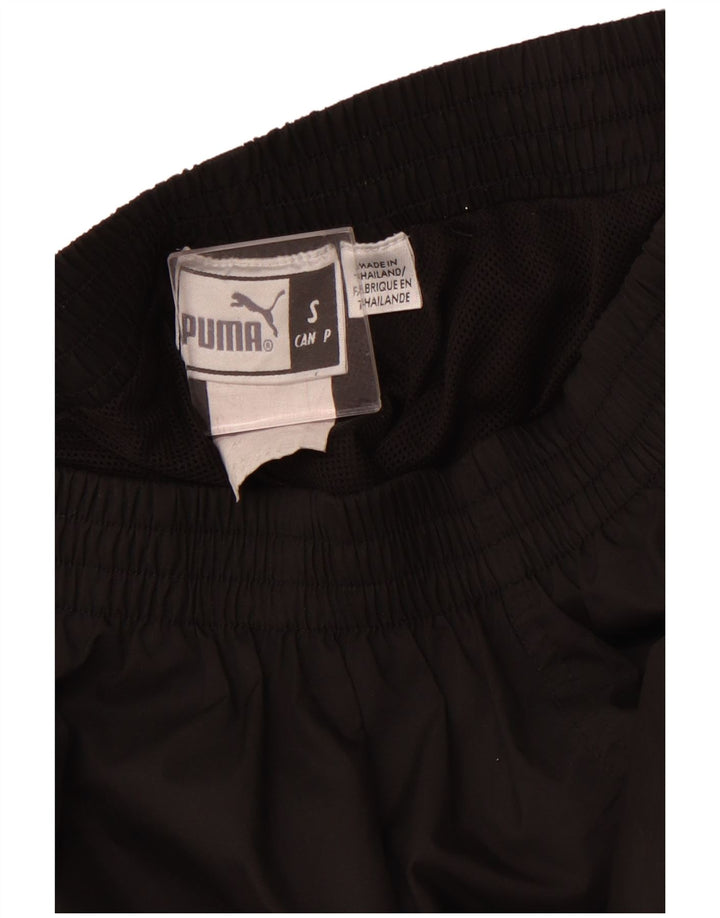 PUMA Mens Tracksuit Trousers Small  Black Polyester