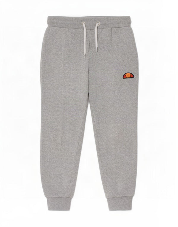 Ellesse Boys Graphic Tracksuit Trousers Joggers 5-6 Years Grey Cotton
