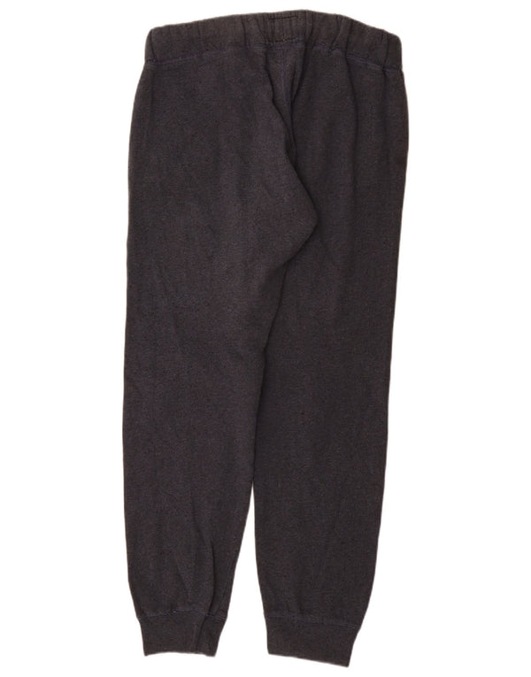 Superdry Womens Graphic Tracksuit Trousers Joggers UK 14 Medium Grey Cotton