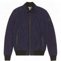 Replay Mens Quilted Jacket UK 38 Medium Navy Blue Polyester