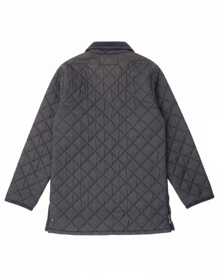 Husky Mens Quilted Jacket UK 40 Large Navy Blue