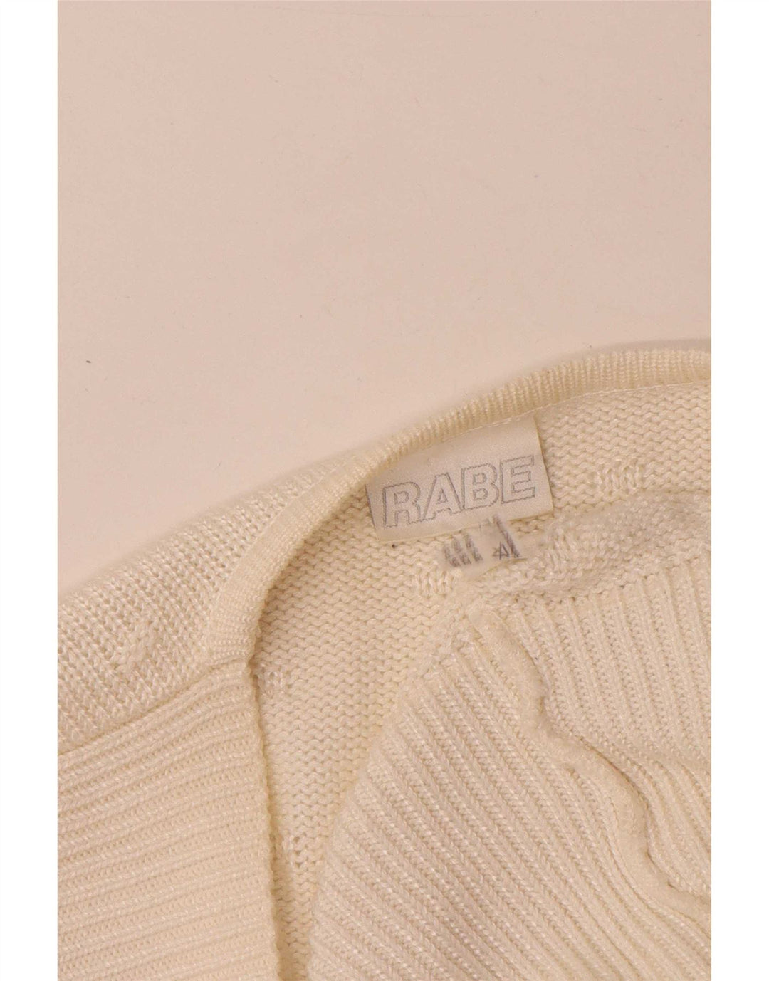 Rabe Womens Cardigan Sweater EU 46 XL Off White Acrylic