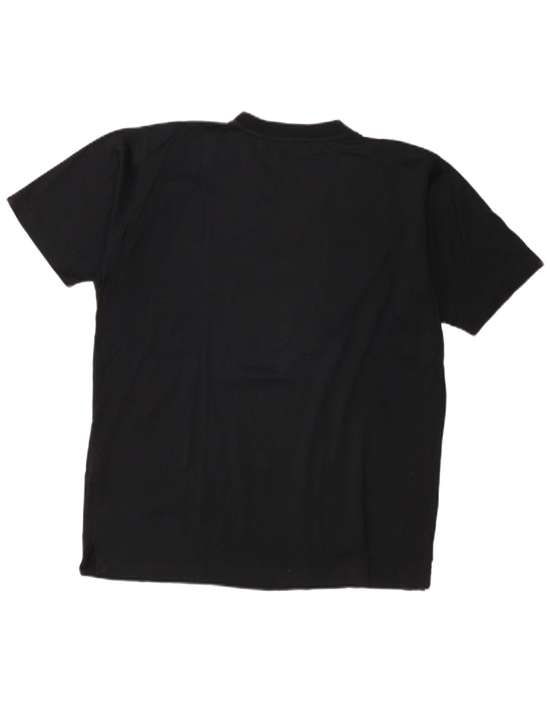 Pierre Cardin Mens T-Shirt Top Medium Black Cotton