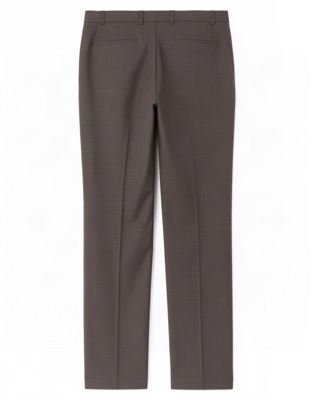Marks & Spencer Mens Straight Suit Trousers W40 L33 Grey Wool