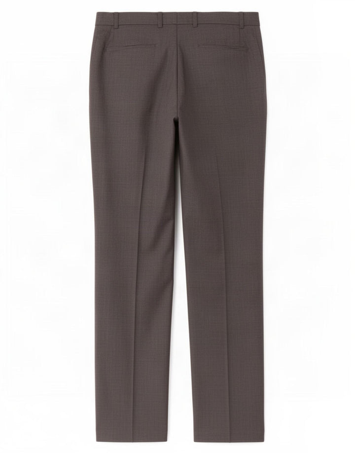 Marks & Spencer Mens Straight Suit Trousers W40 L33 Grey Wool