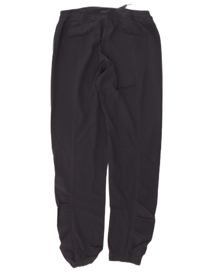 CALVIN KLEIN Womens Tracksuit Trousers Joggers UK 10 Small  Grey Polyester