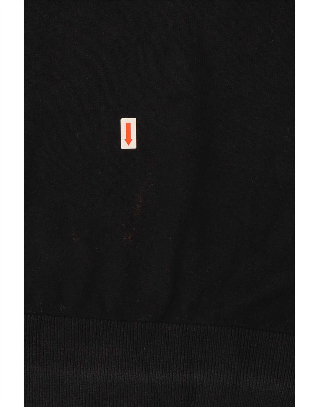 Gap Mens V-Neck Jumper Sweater Large Black Cotton