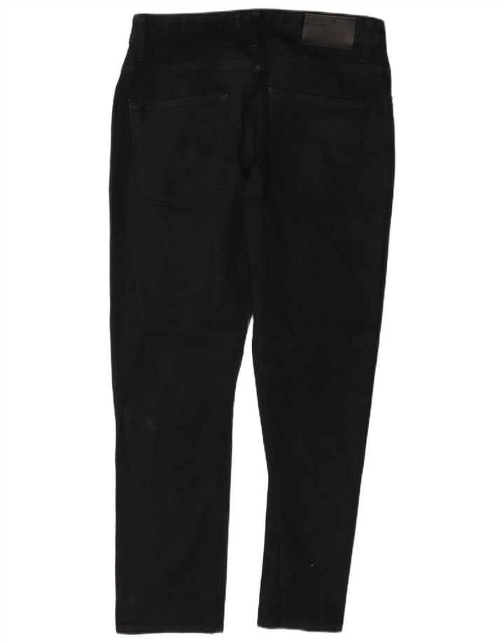 Jack & Jones Mens Slim Jeans W33 L30 Black Cotton