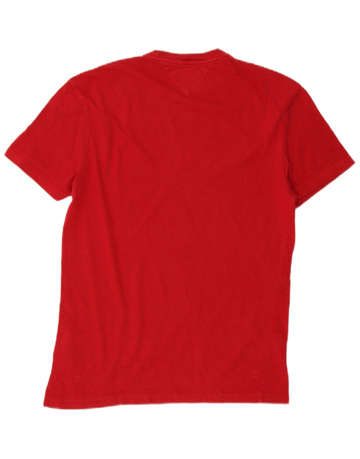 Tommy Hilfiger Mens Regular Fit Graphic T-Shirt Top Small Red Cotton