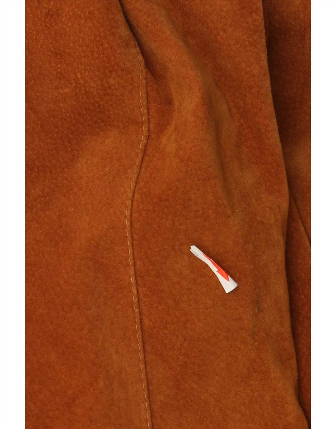 Vintage Womens Suede Jacket IT 48 XL Beige Leather