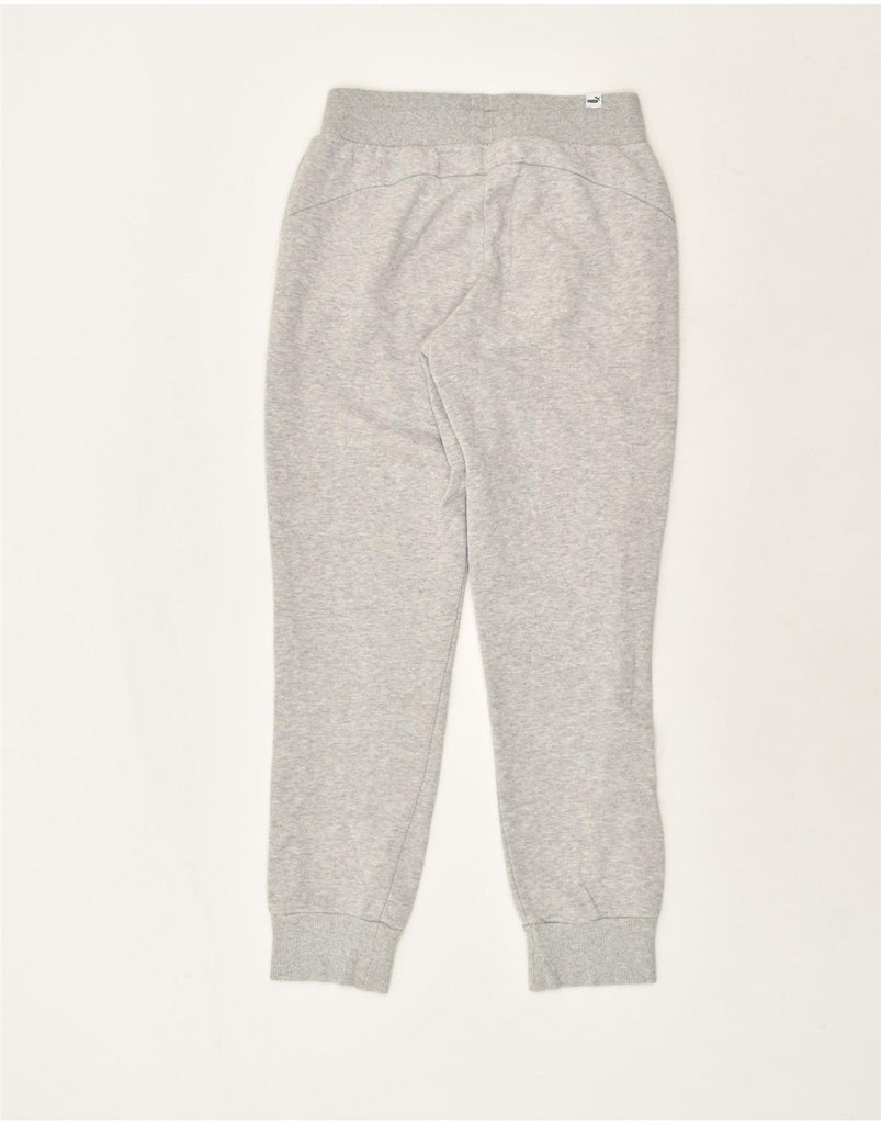 PUMA Womens Tracksuit Trousers Joggers UK 10 Small Grey Cotton | Vintage Puma | Thrift | Second-Hand Puma | Used Clothing | Messina Hembry 